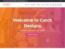 Tablet Screenshot of catchdesigns.co.uk
